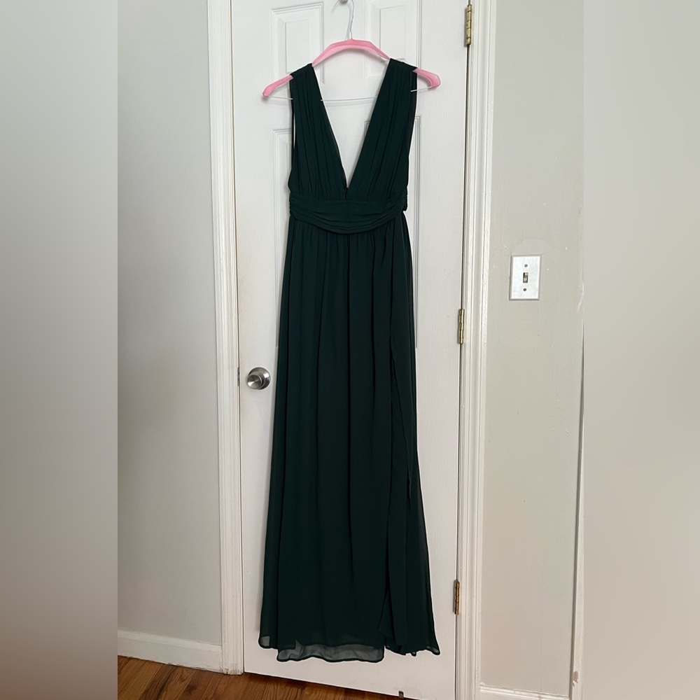 Lulu’s Heavenly Hues Forest Green Maxi Dress - Picture 5 of 6
